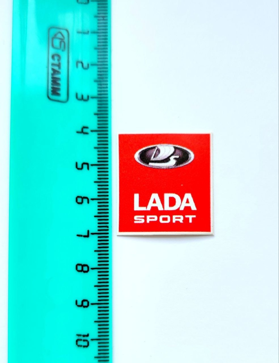 Наклейка "LADA Sport" интерьерная