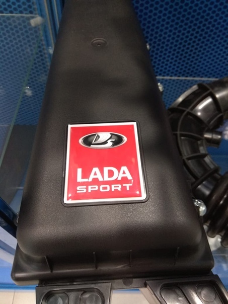 Наклейка 3D "LADA Sport" 65Х55